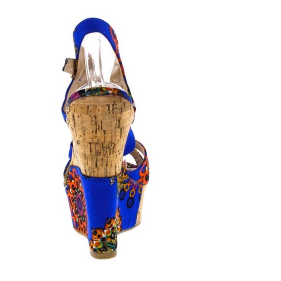 Cobolt Cork Wedge - Picture 2 of 2